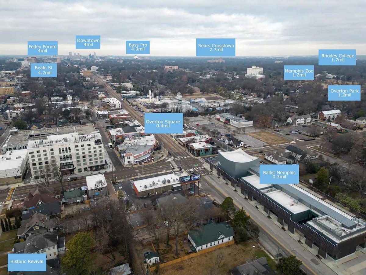 Historic Revival King Bed Midtown Memphis 70 Fast Wifi Free Parking Yes Pets Villa Eksteriør bilde